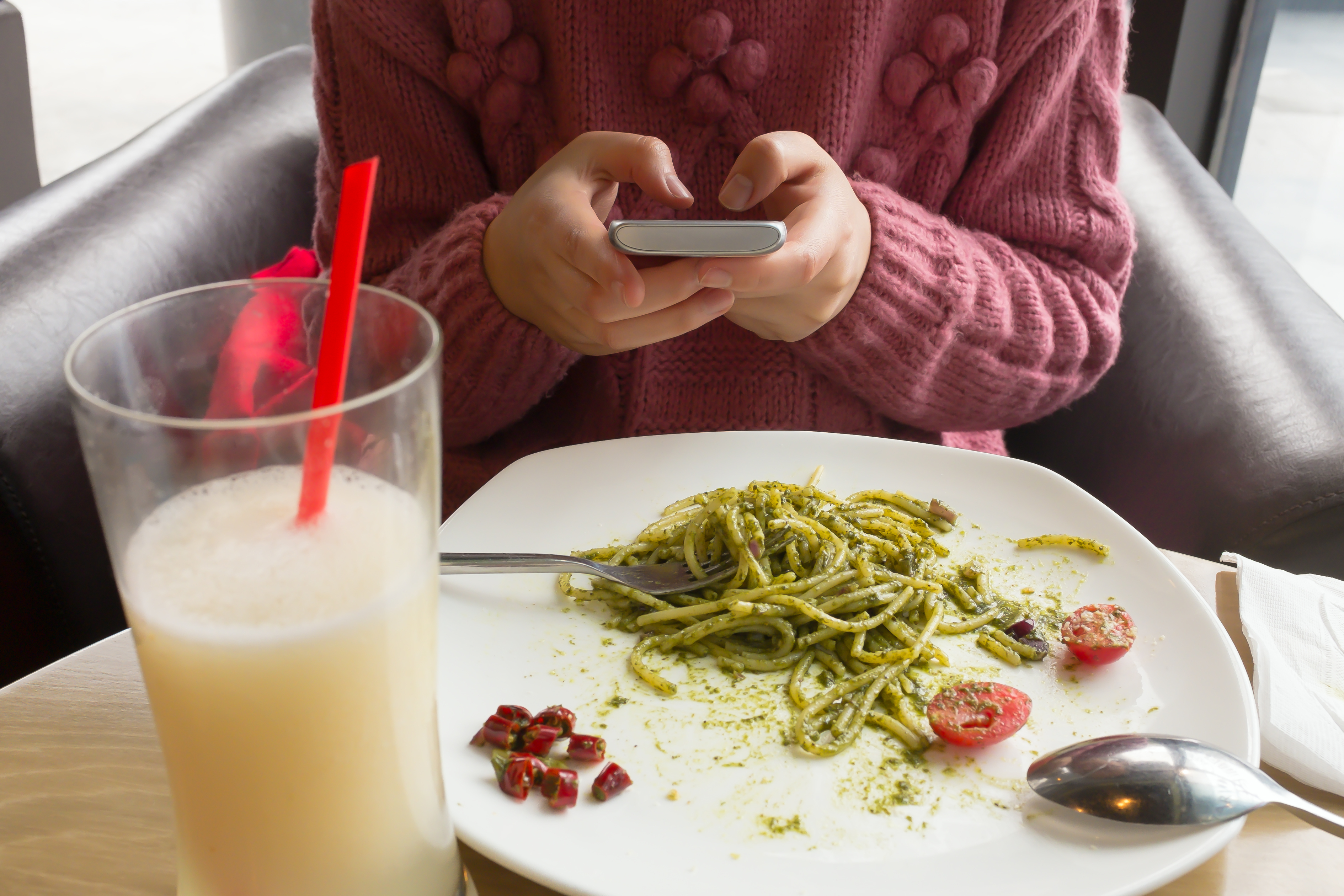 Confidence / On Phone at Meal