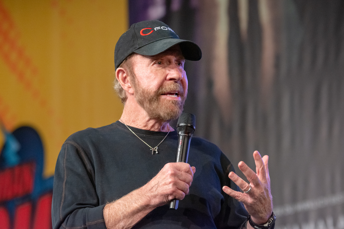 Chuck Norris at German Comic Con Dortmund in 2018