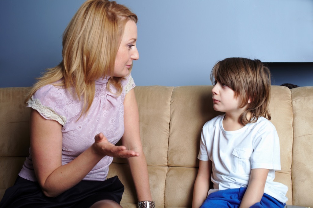 Mom and Son Worst Things to Say to Kids