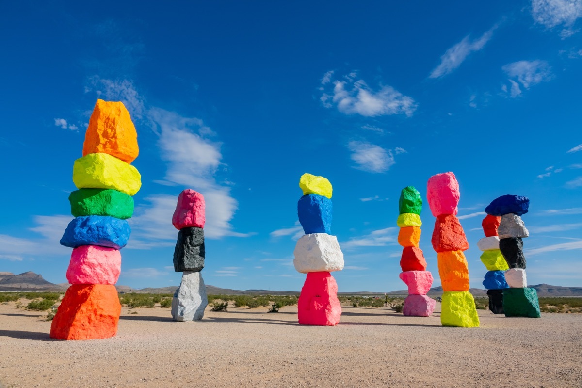 colorful rock formations