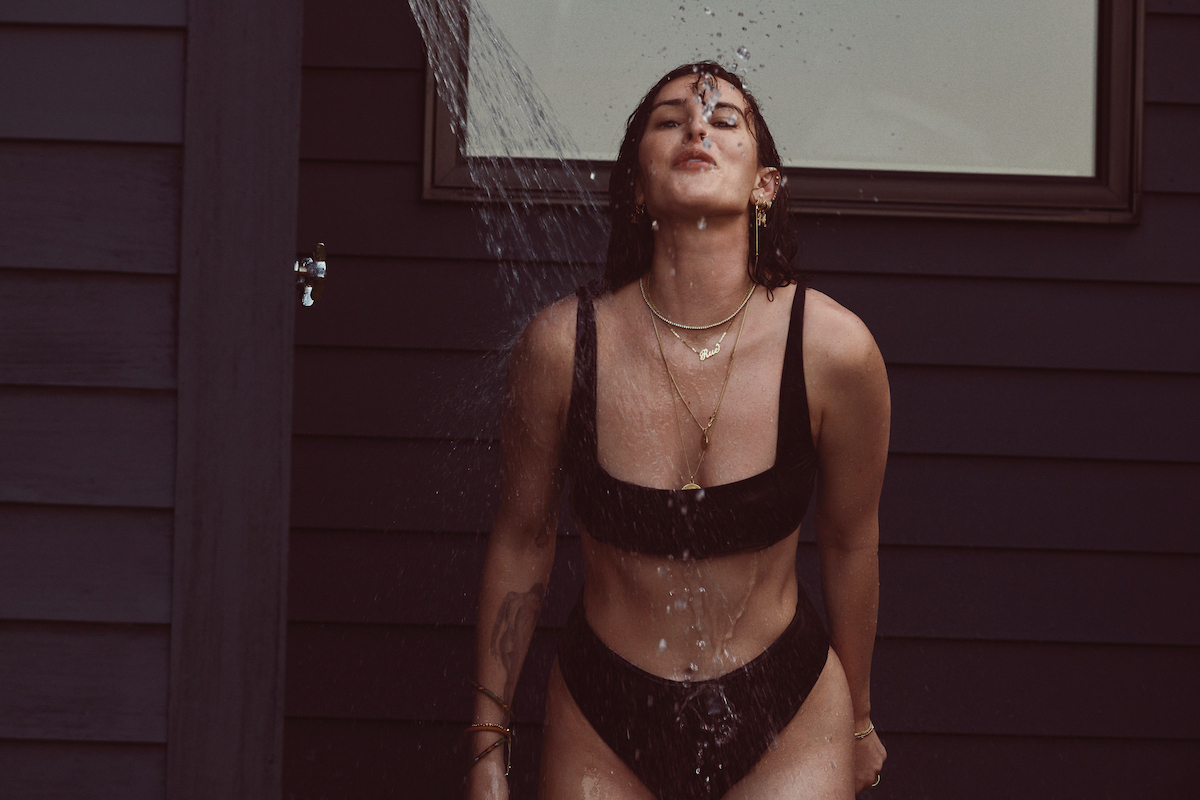 Rumer Willis models Andie swimsuit