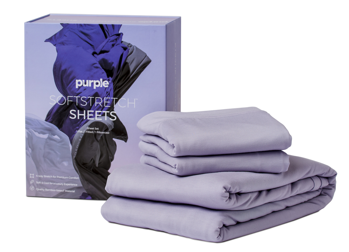 Product image of Purple sheet set with box