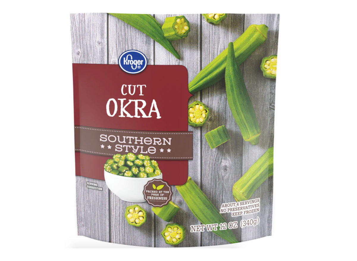 kroger frozen okra bag