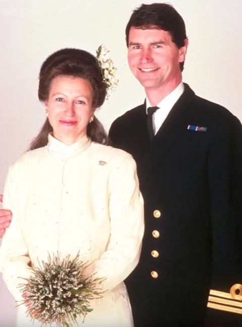 Princess Anne and Timothy Laurence Wedding Royal Marriages