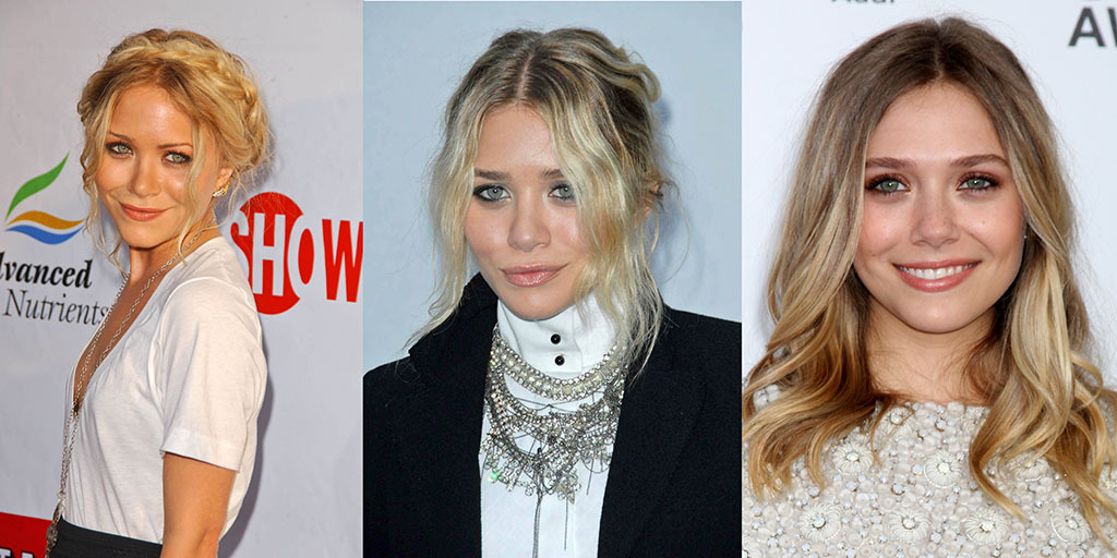 Mary-Kate, Ashley and Elizabeth Olsen Celebrity Siblings 