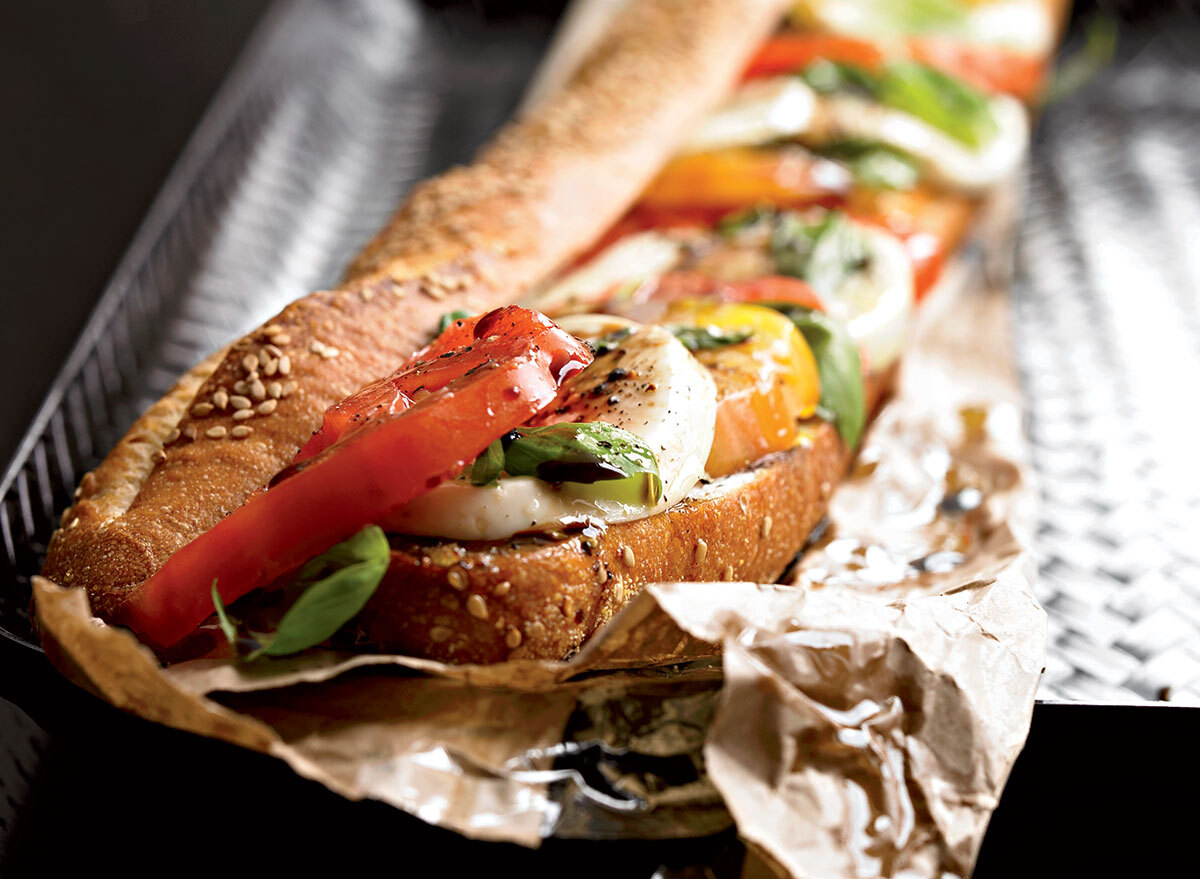 Caprese sandwich