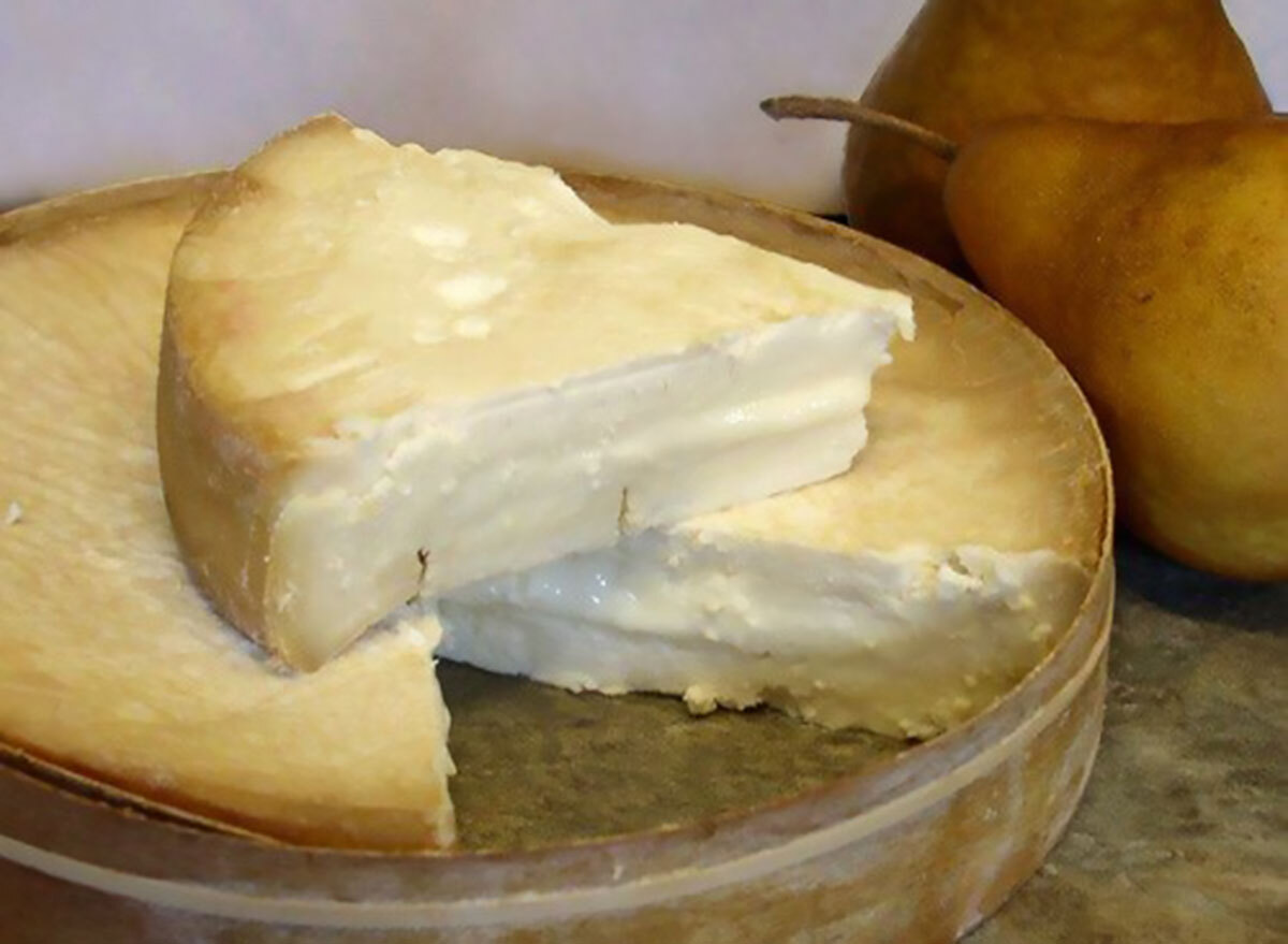 block of stinking bishop cheese