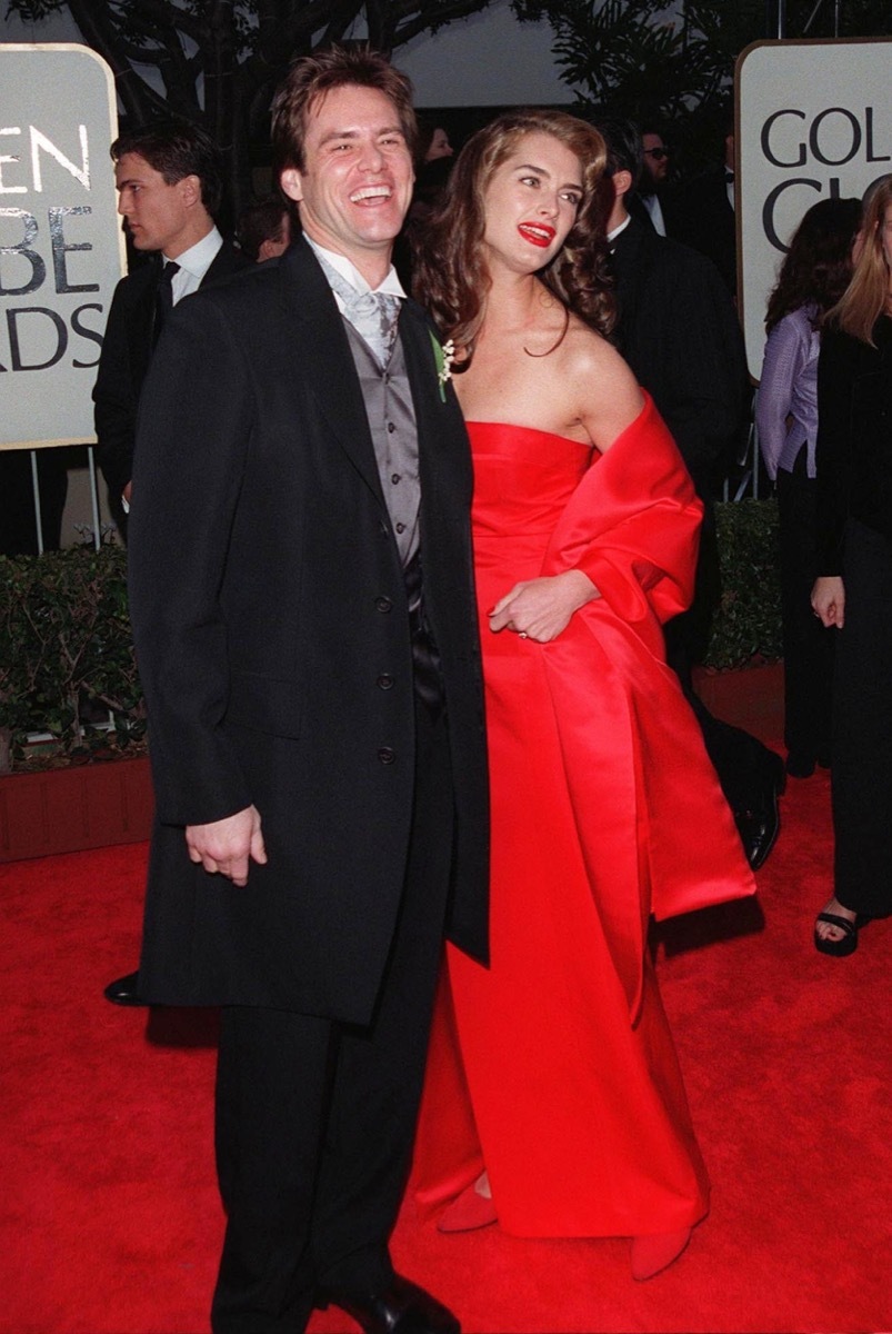 Jim Carrey and Brooke Shields