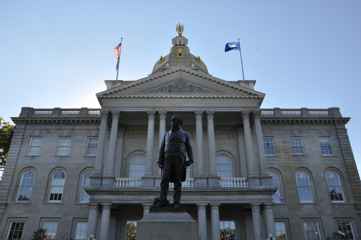 daniel webster statue new hampshire famous state statues