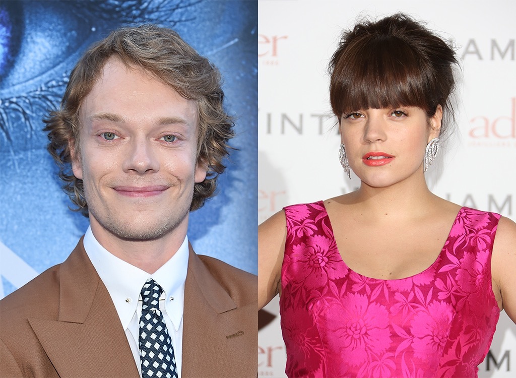 Game of Thrones star Alfie Allen and singer Lily Allen