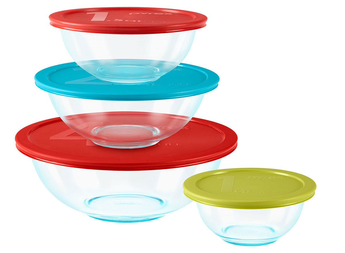 pyrex mixing bowls