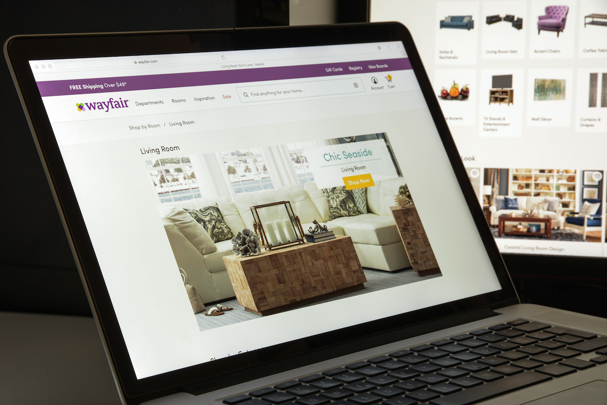 Wayfair website