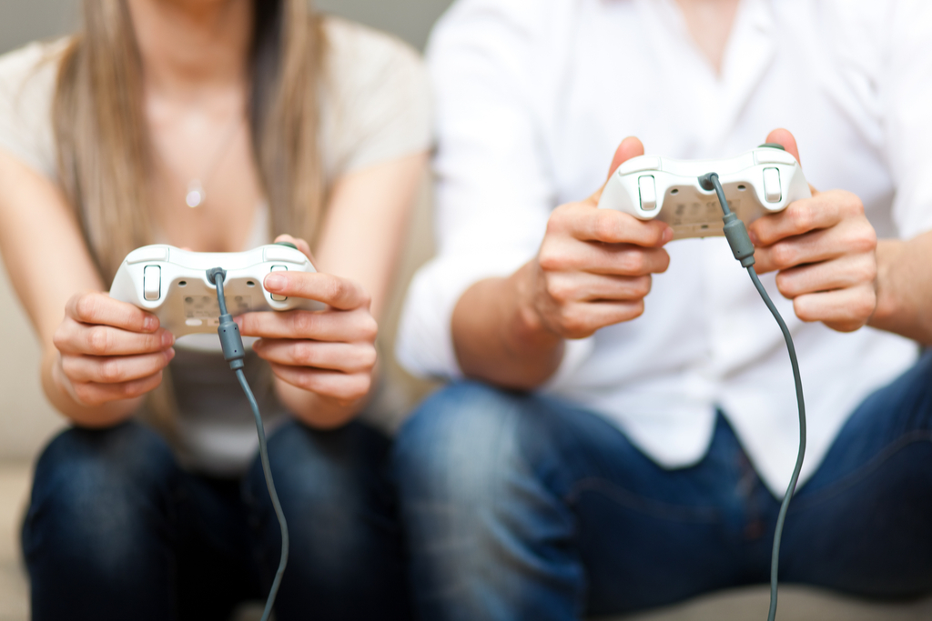 Couple Playing Video Games