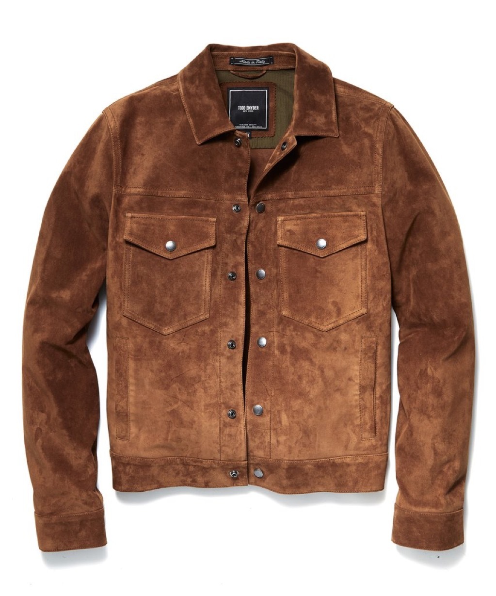 todd snyder suede bike jacket