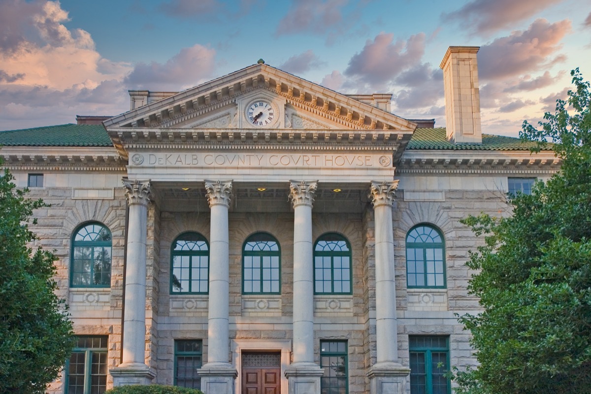 a court house in Decatur, Georgia, which is the town near Druid Hills, Georgia