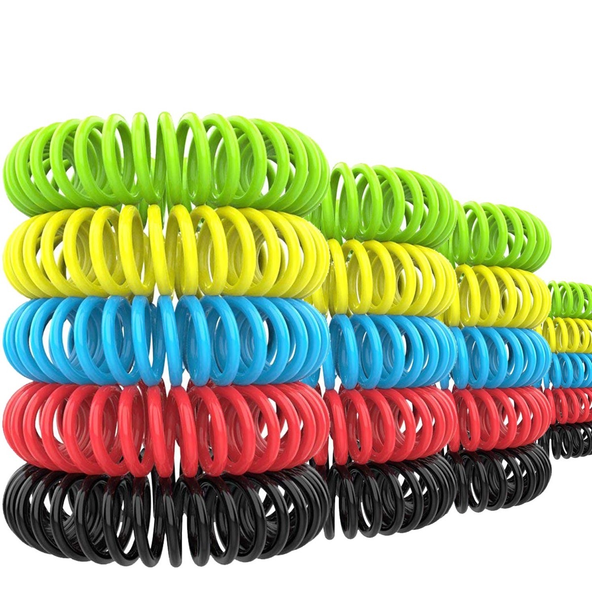 coiled bug repellent bracelet, bug protection