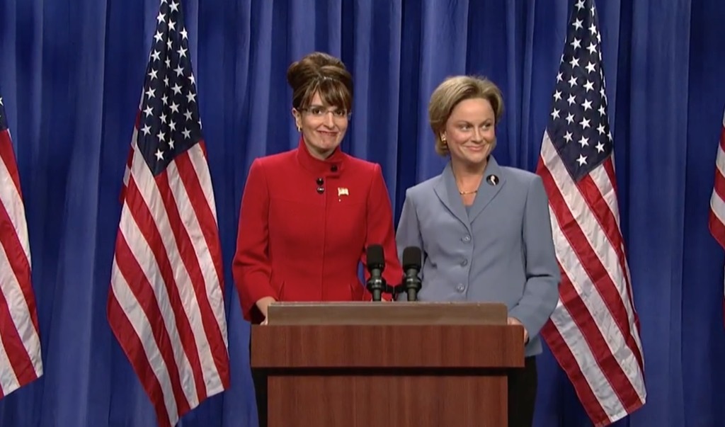 Sarah Palin and Hillary Clinton Address the Nation Funniest SNL Skits