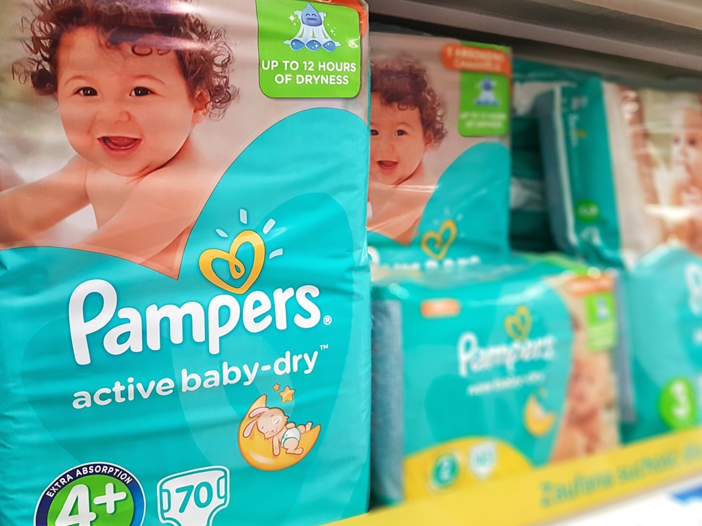 Pampers diapers