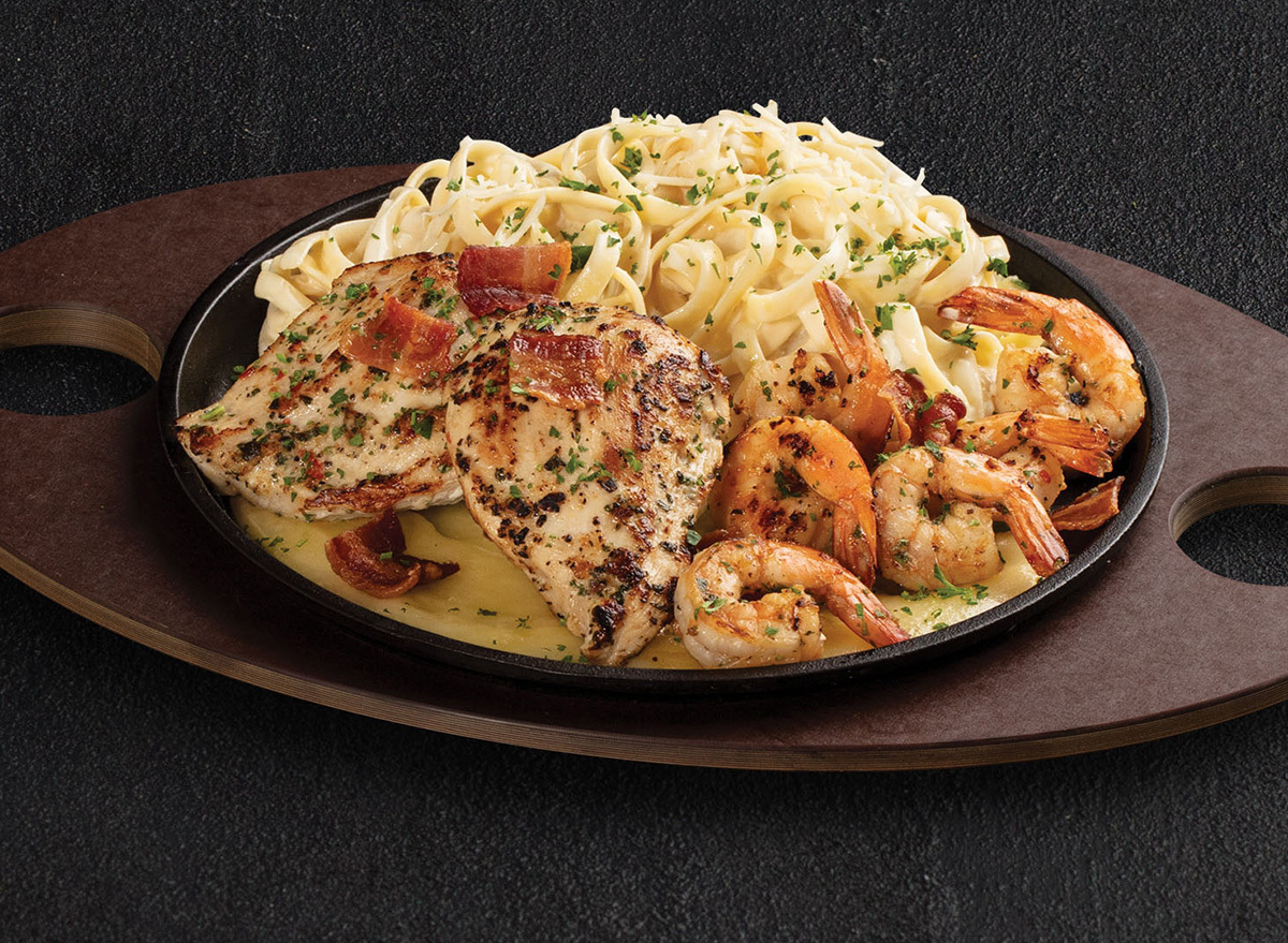 Chicken and Shrimp Alfredo from TGI Fridays