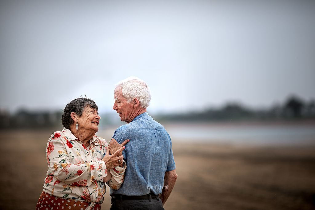 elderly couple