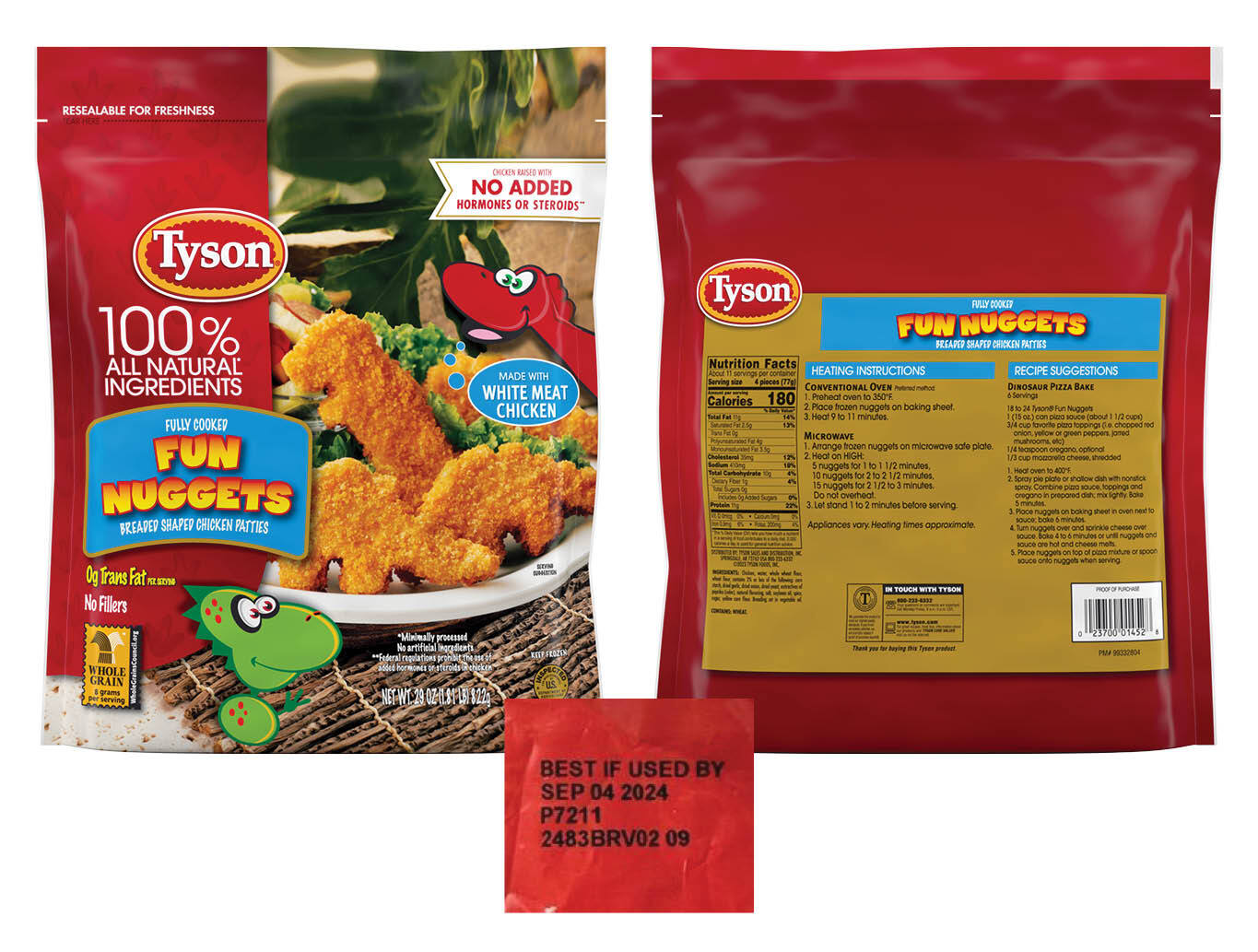 Tyson Fun Nuggets packaging