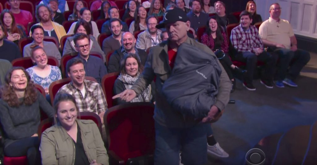 Bill Murray crashes Stephen Colbert Late Night