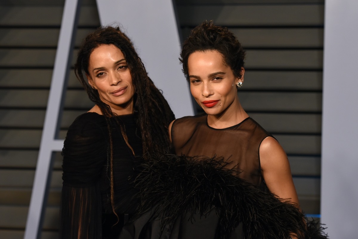 Lisa Bonet and Zoe Kravitz in 2018