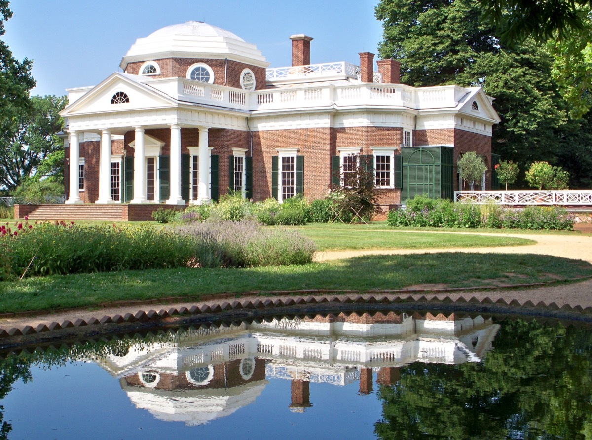 Monticello Virginia Privately owned Landmarks