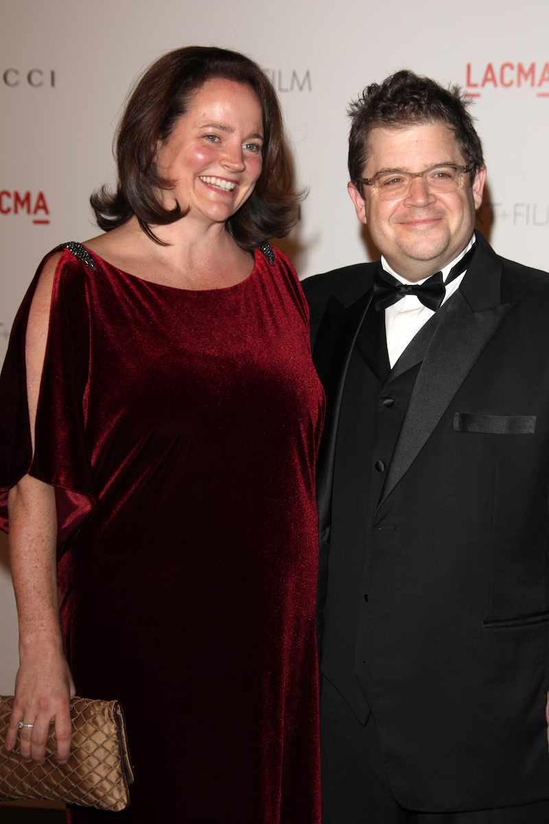 Michelle McNamara and Patton Oswalt at the LACMA Art + Film Gala in 2011