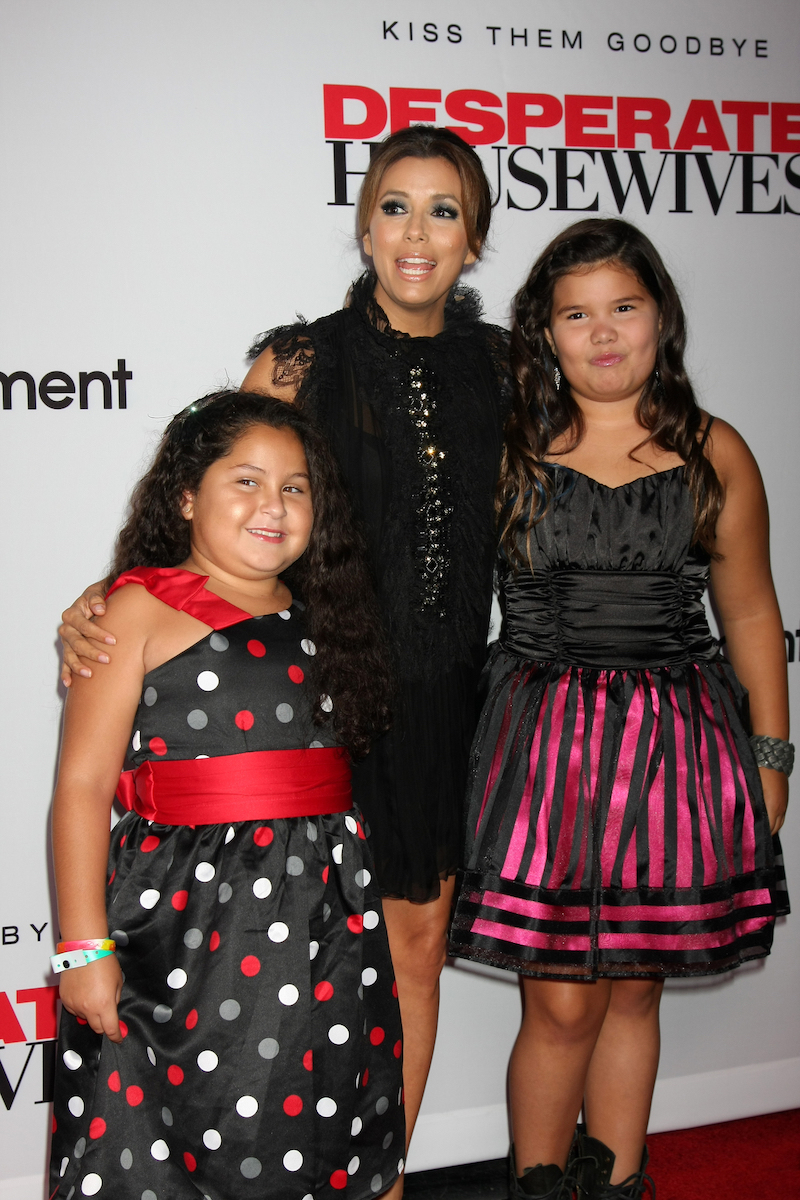 Daniella Baltodano, Eva Longoria, Madison De La Garza at a 