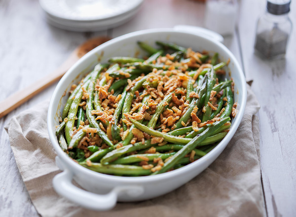 green bean casserole fried onions