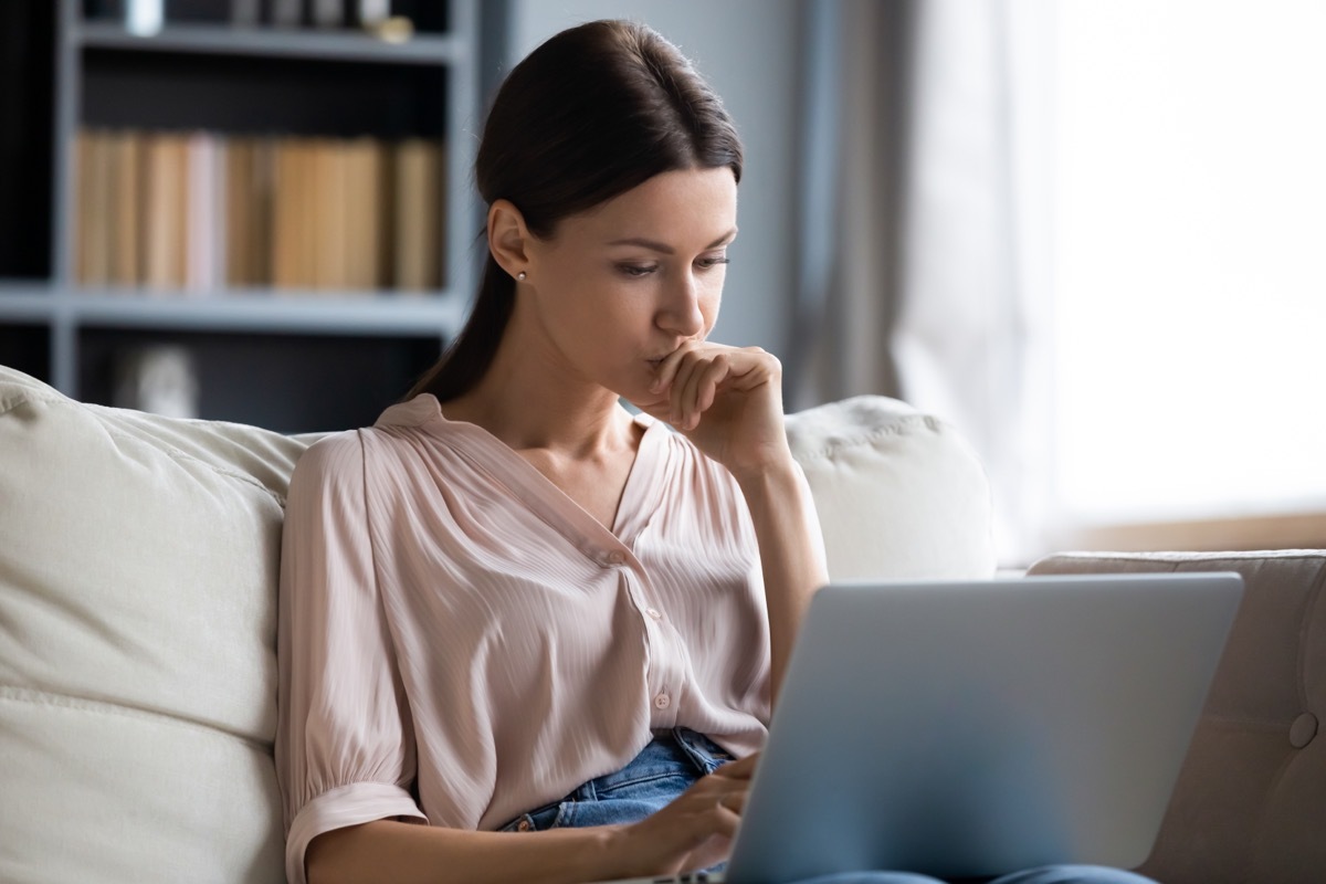 Woman Considering All Options