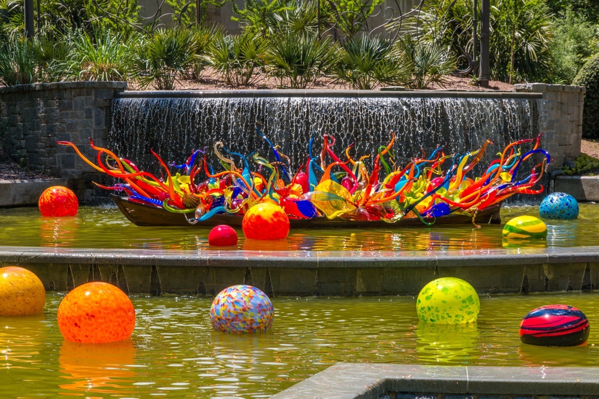 Chihuly Exhibit in Atlanta Botanical Garden