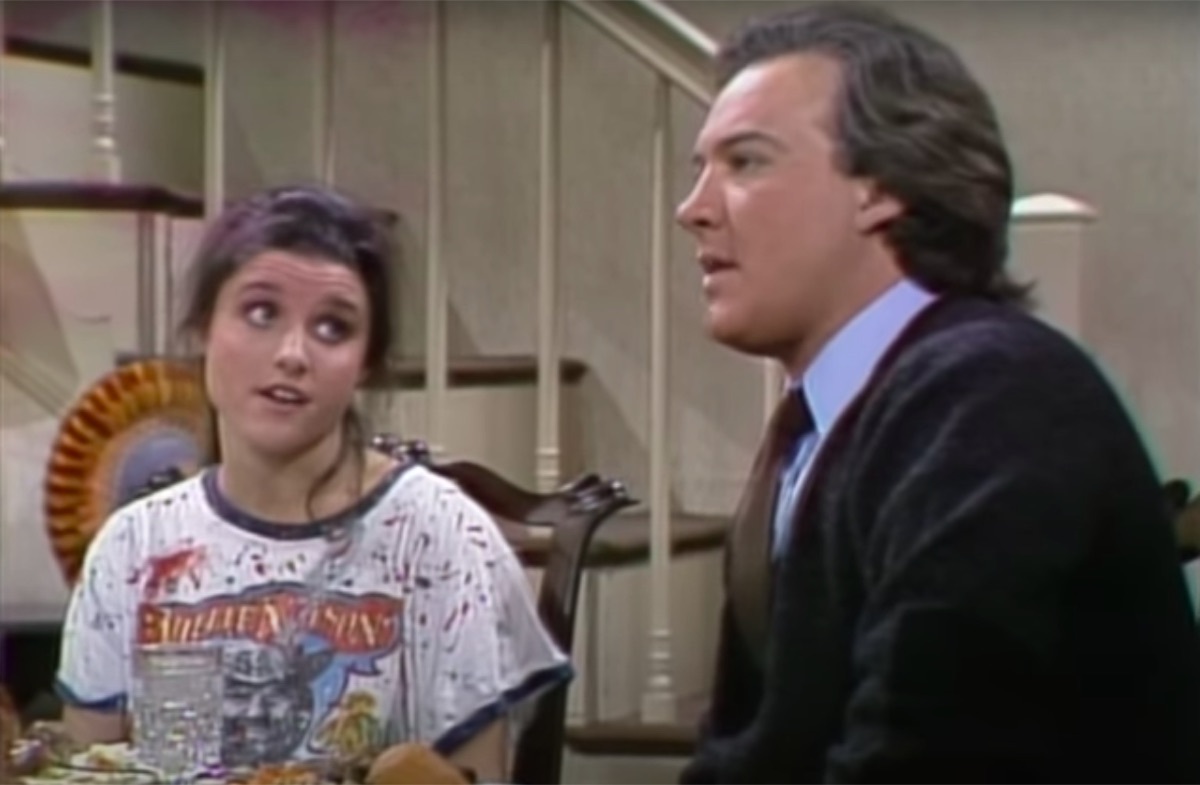 Julia Louis-Dreyfus and Jim Belushi on SNL