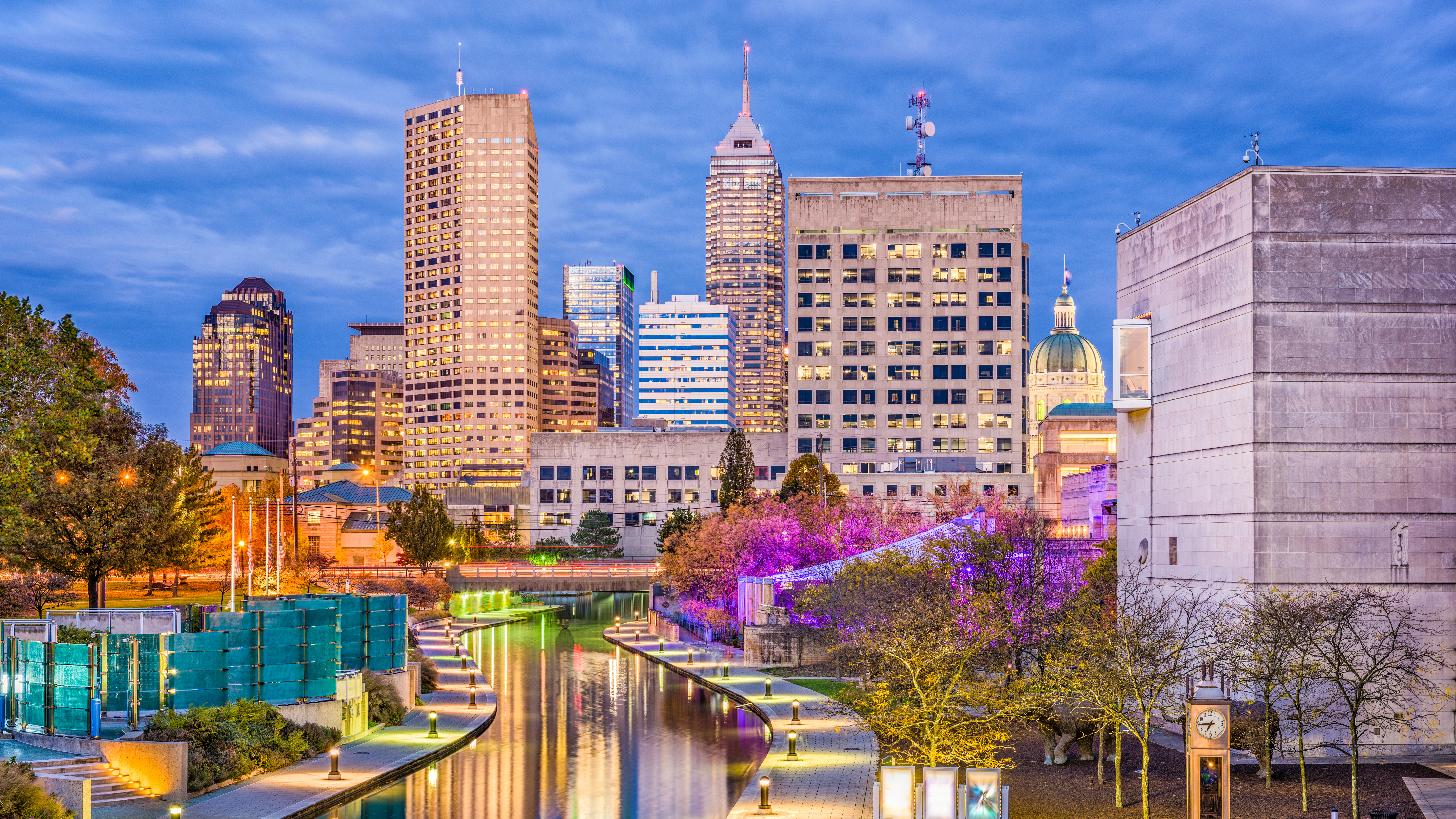 downtown indianapolis, indiana