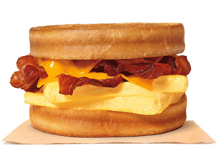 Burger king bacon sourdough king breakfast