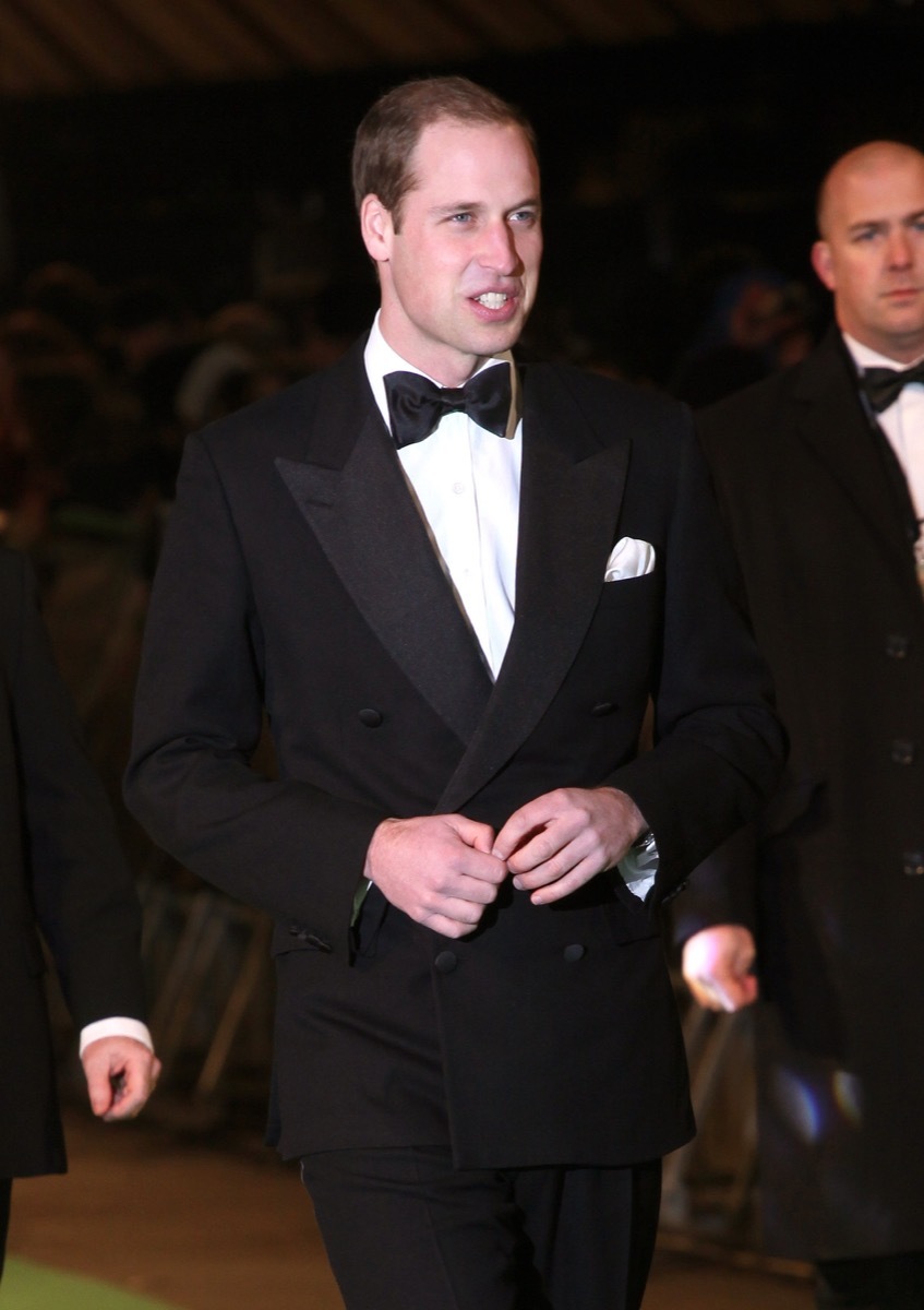 Prince William wears tux