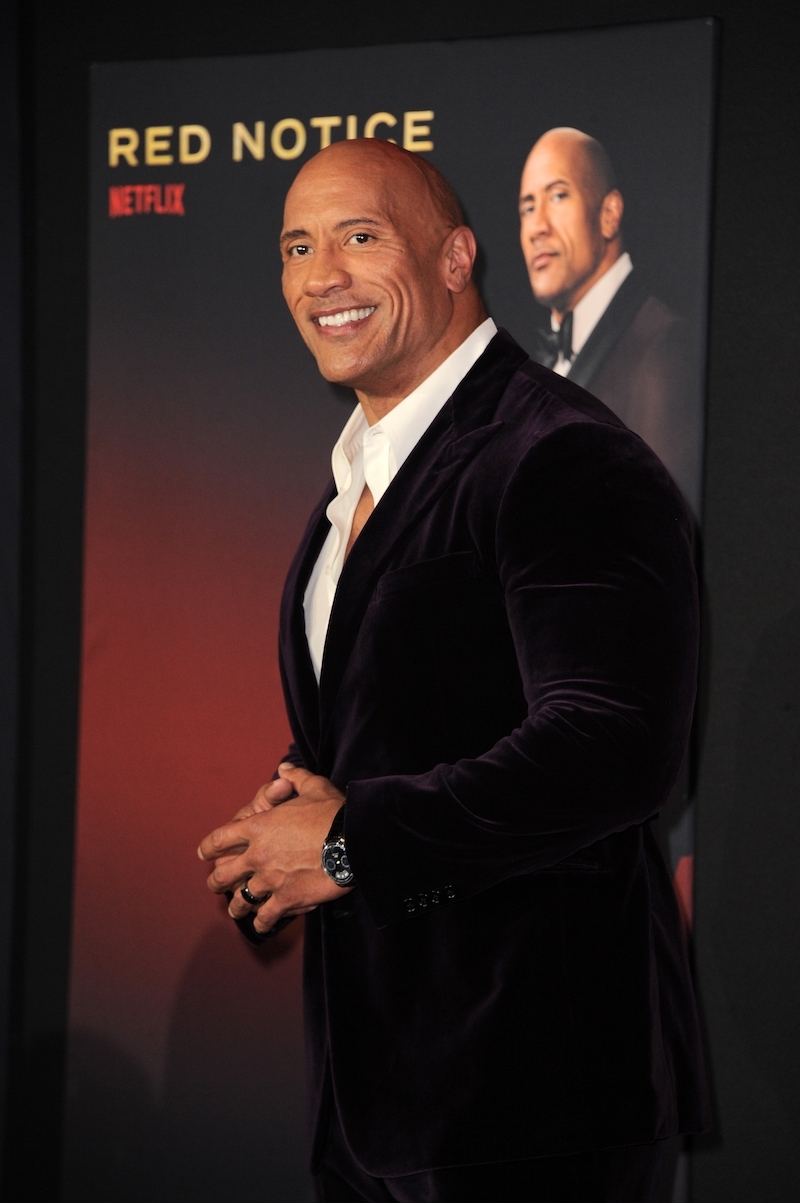 Dwayne Johnson at the premiere of 