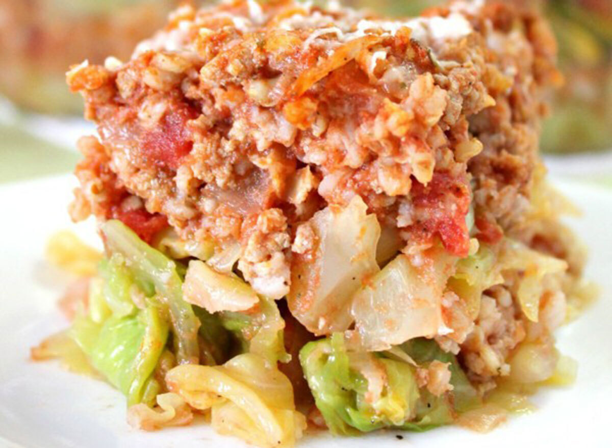 cabbage rolls lasagna