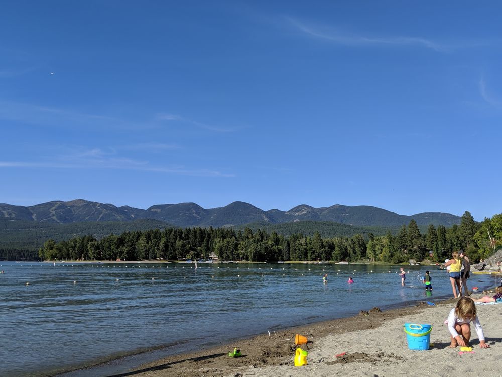 Whitefish City Beach in Montana