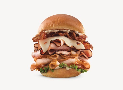 arbys half pound club sandwich