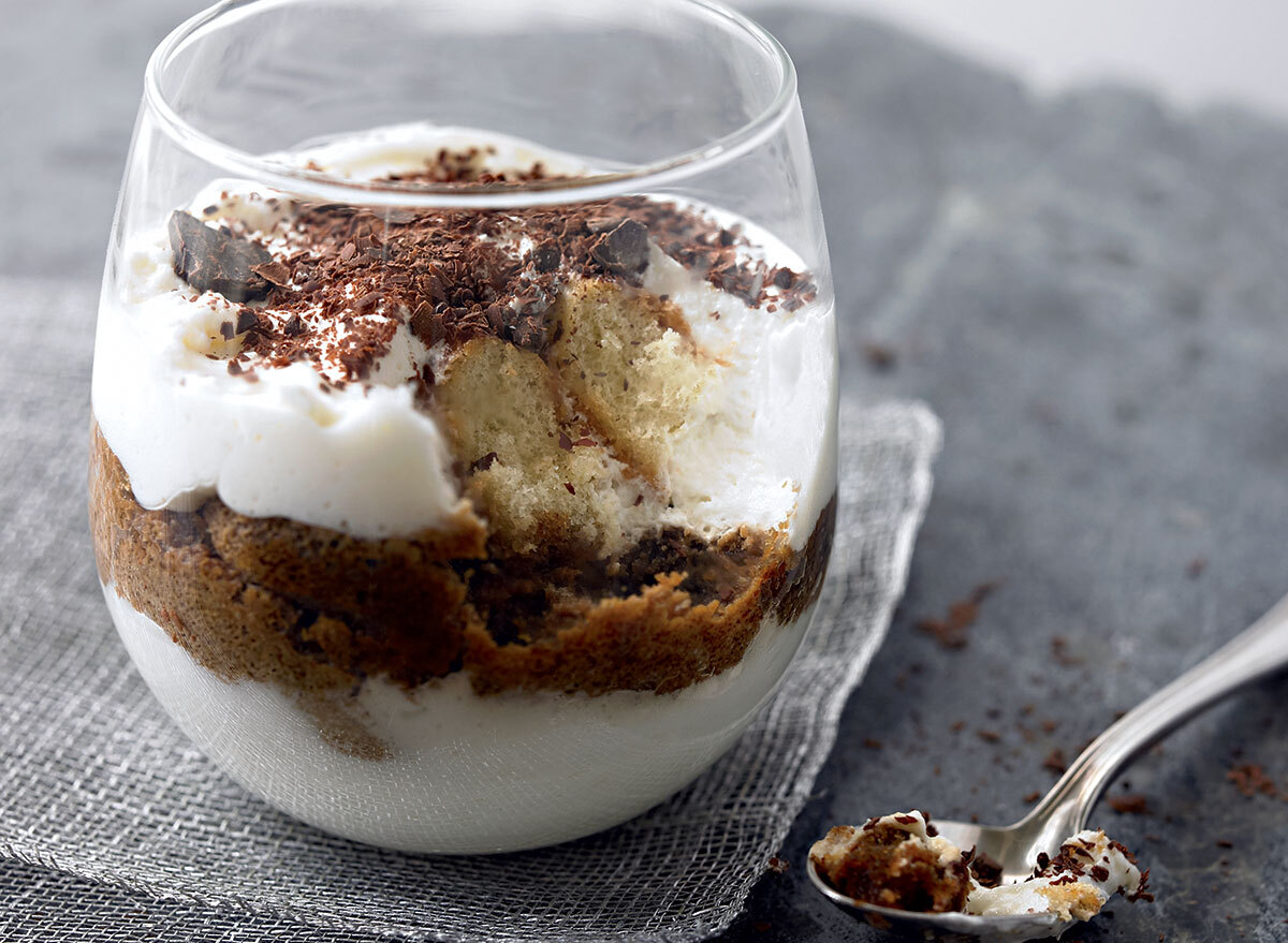 Low calorie tiramisu