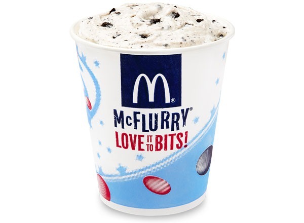 McDonald's mcflurry with oreos