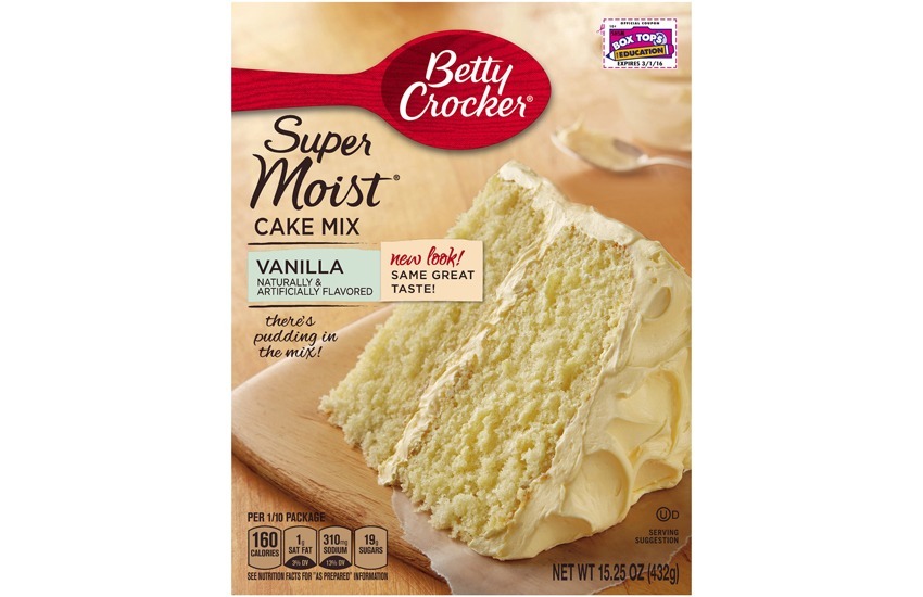 Betty Crocker Super Moist Favorites Vanilla Cake Mix