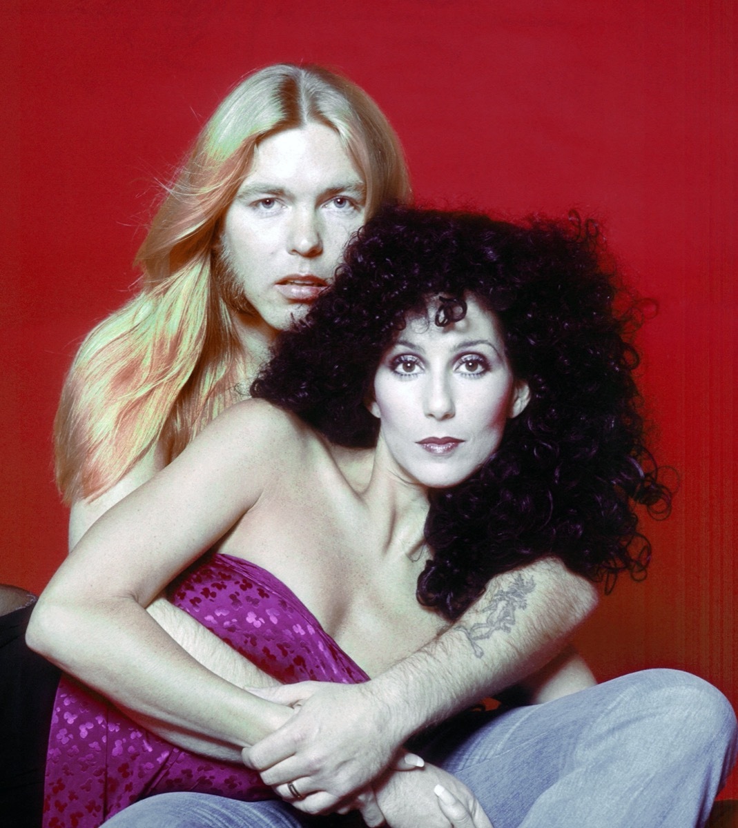 portrait of Greg Allman and Cher