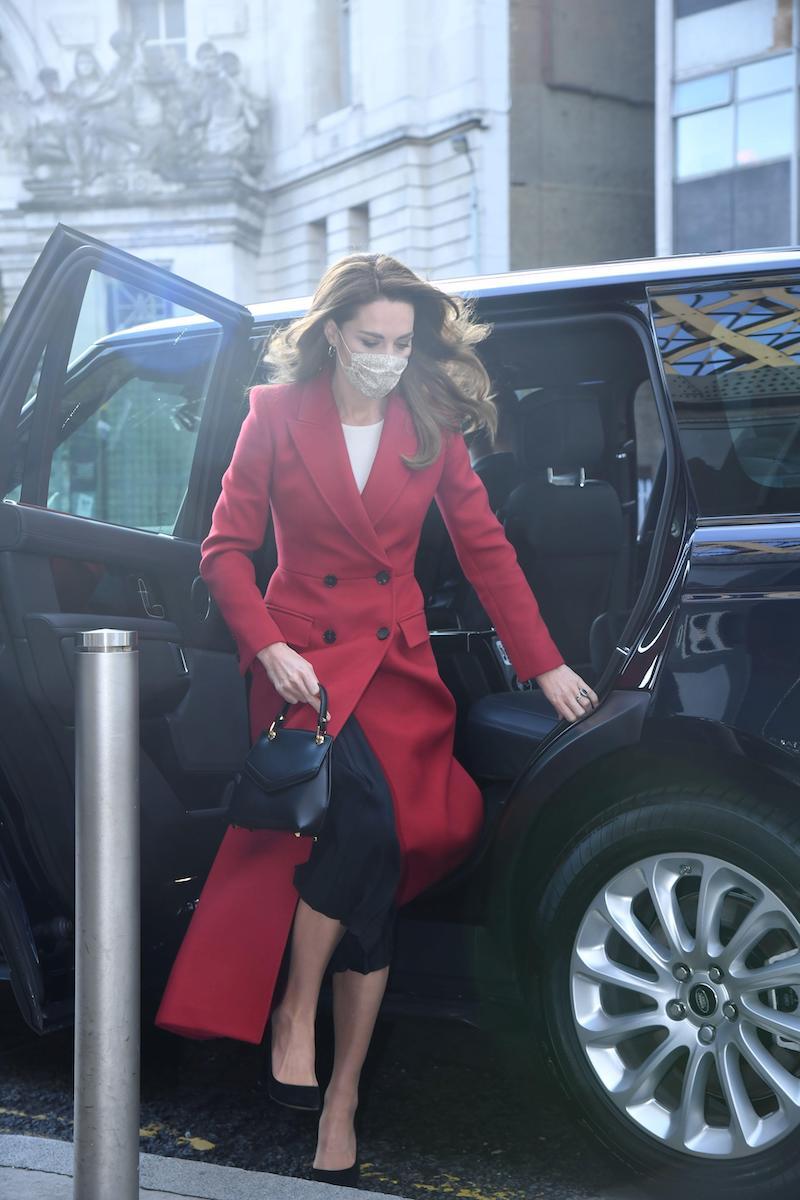 Kate Middleton, Duchess of Cambridge visits the launch of the Hold Still campaign at Waterloo Station, in London, Britain October 20, 2020. 