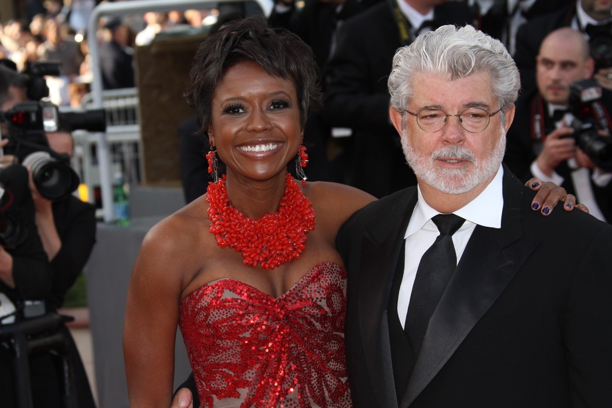 George Lucas and Mellody Hobson