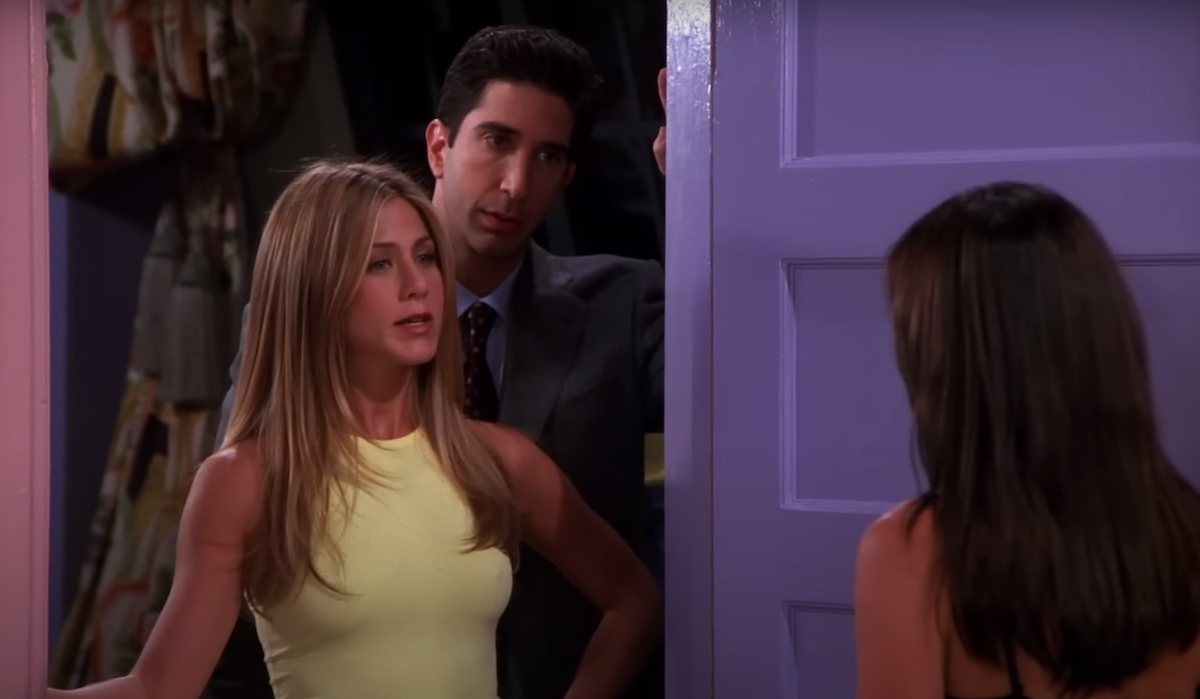 Jennifer Aniston and David Schwimmer on 