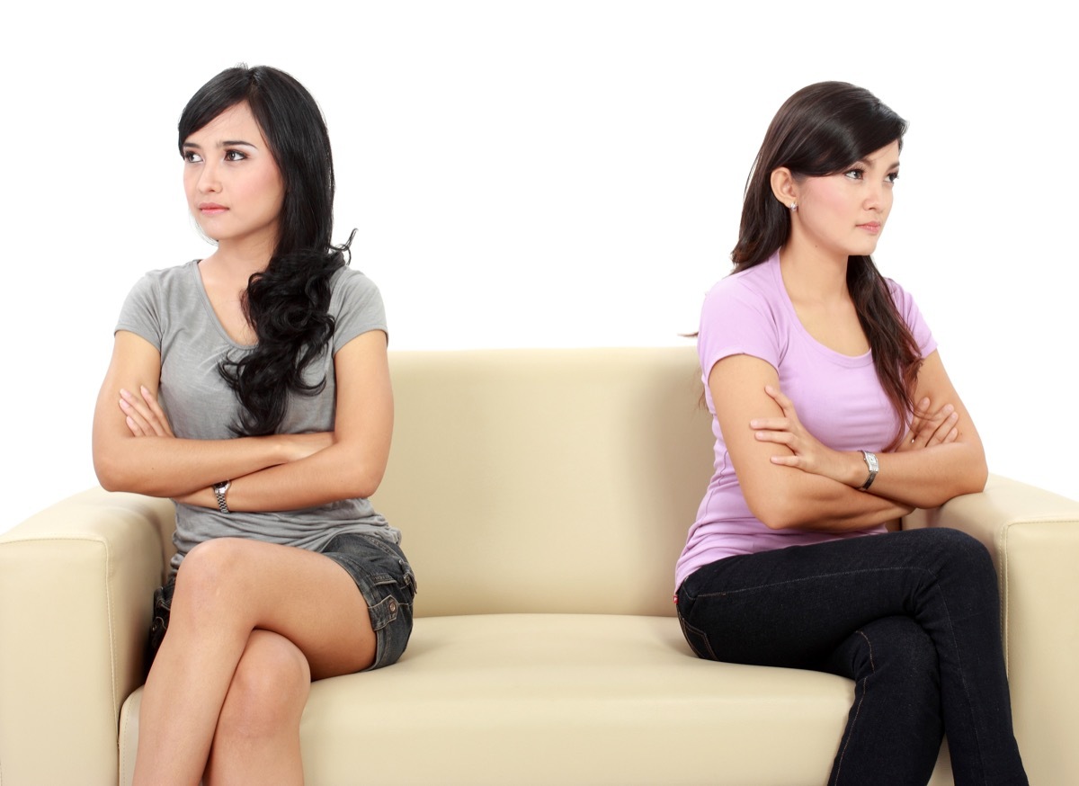 Women Turned Away from One Another Because They Hate Each Other Reading Body Language