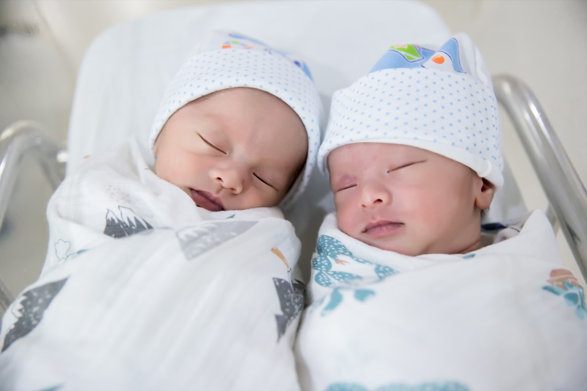 twin newborns